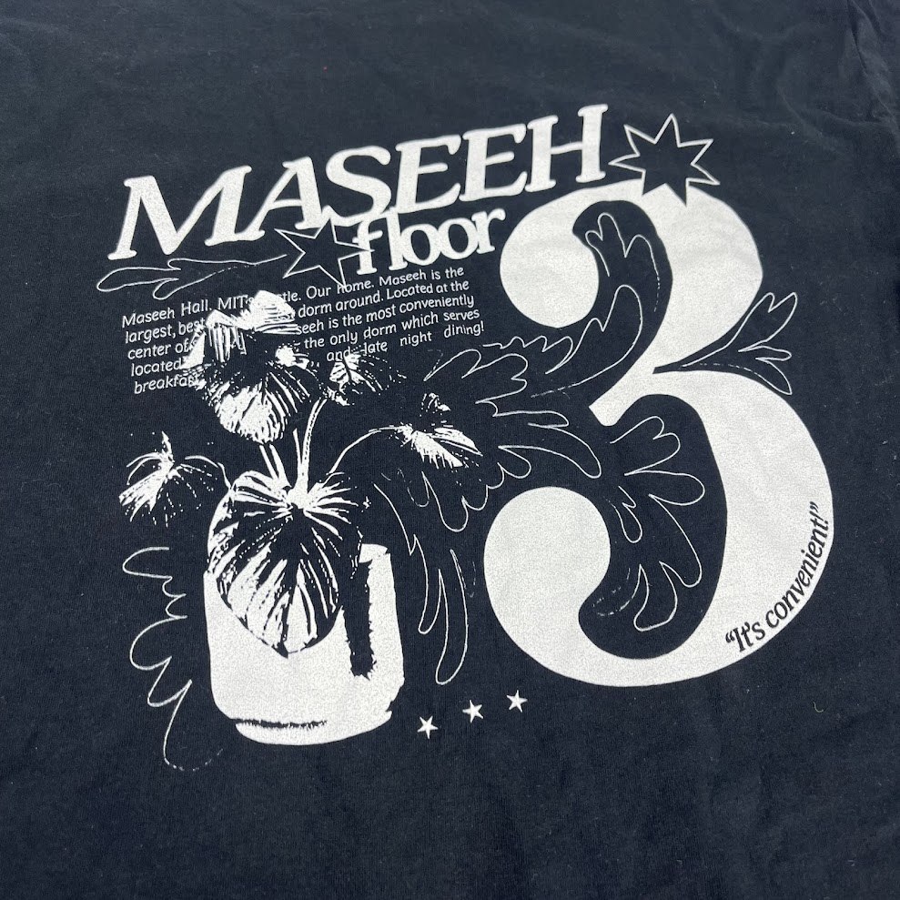Maseeh Hall floor 3 t-shirt graphic